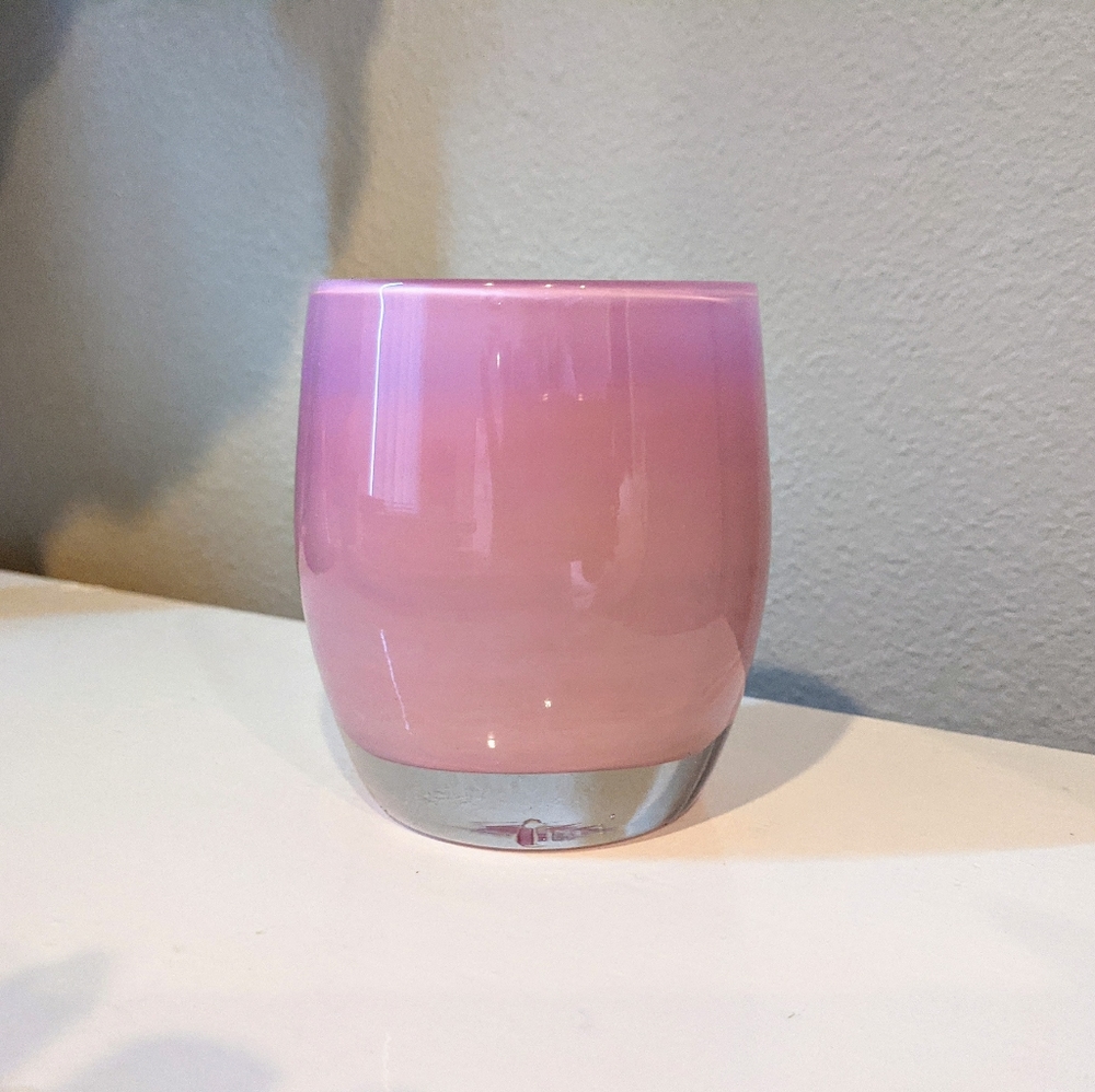 Beautiful pink glassybaby